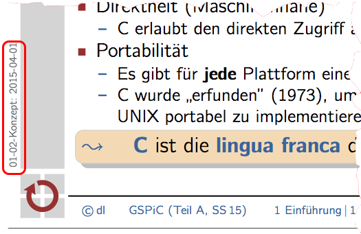 Datum der letzten &Auml;nderung